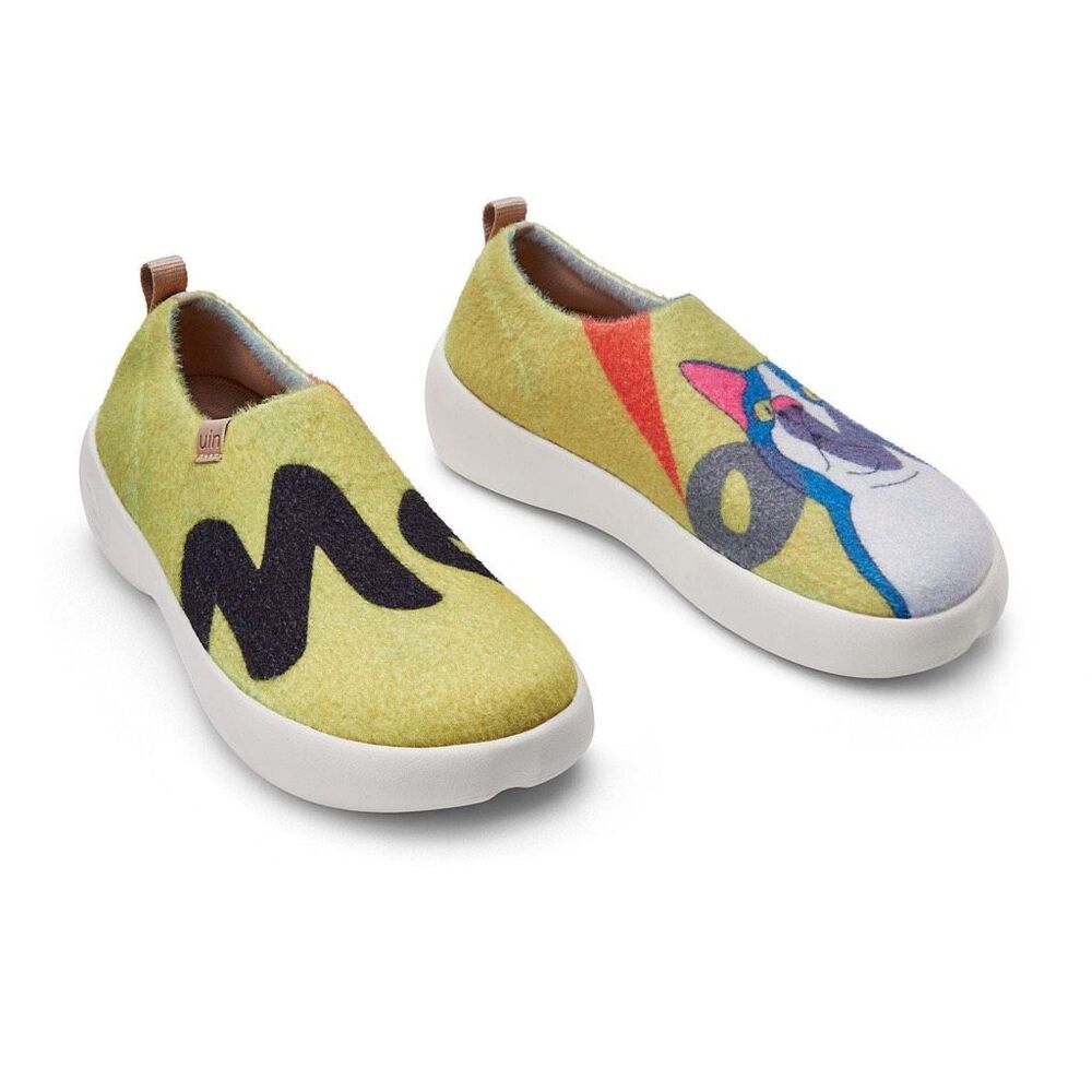 UIN Women's Walking Shoes Slip On Sneaker Toledo (Handsome Selfie 2 )